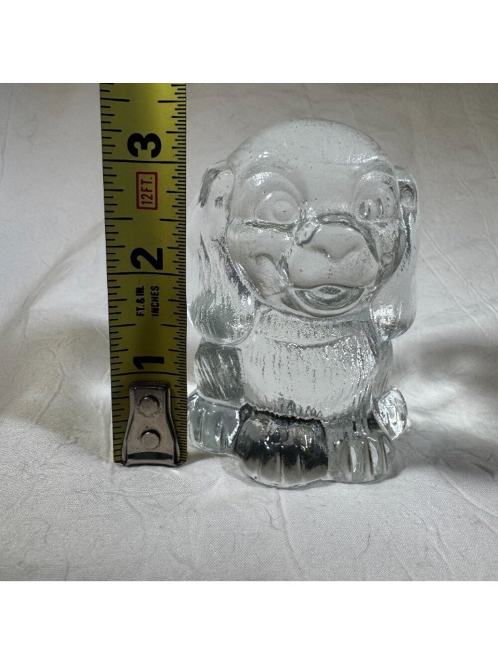 Goebel Puppy Dog Lead Crystal Paperweight Figurine Vintage 1980s  West Germany - Picture 8 of 8